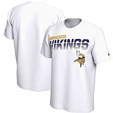 Minnesota Vikings Nike Sideline Line of Scrimmage Legend Performance T-Shirt White,baseball caps,new era cap wholesale,wholesale hats